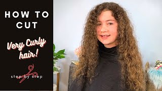 . this video is how to cut very curly hair - easy step by diy haircut
for girls and women. really the best way hair! see below ...
