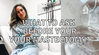 THE TOP QUESTIONS TO ASK BEFORE YOUR MASTECTOMY BREAST SURGERY