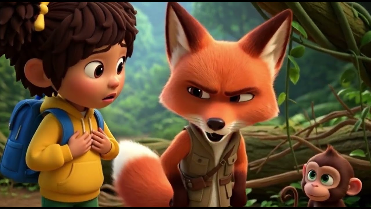 The baby monkey rescued my two strangers 