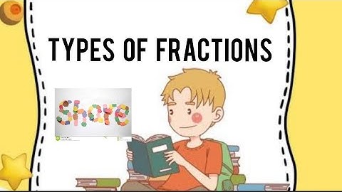 types of fractions:learning maths with faiza