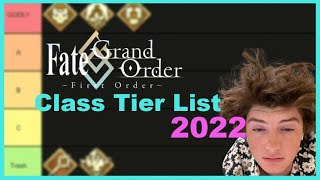 The  FGO Servant Class Tier List 2022