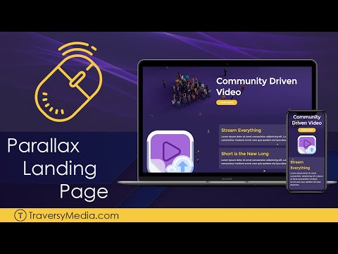 Parallax Landing Page