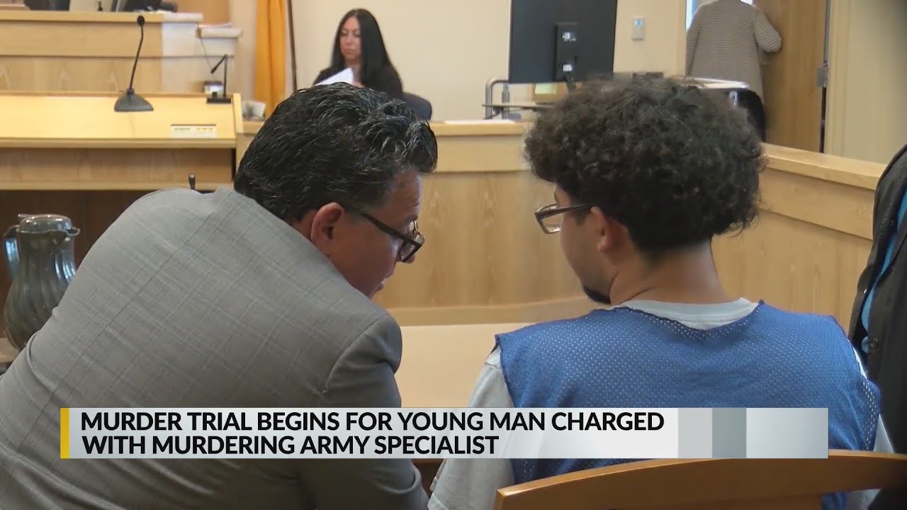 Murder trial begins for man charged with killing army specialist - YouTube