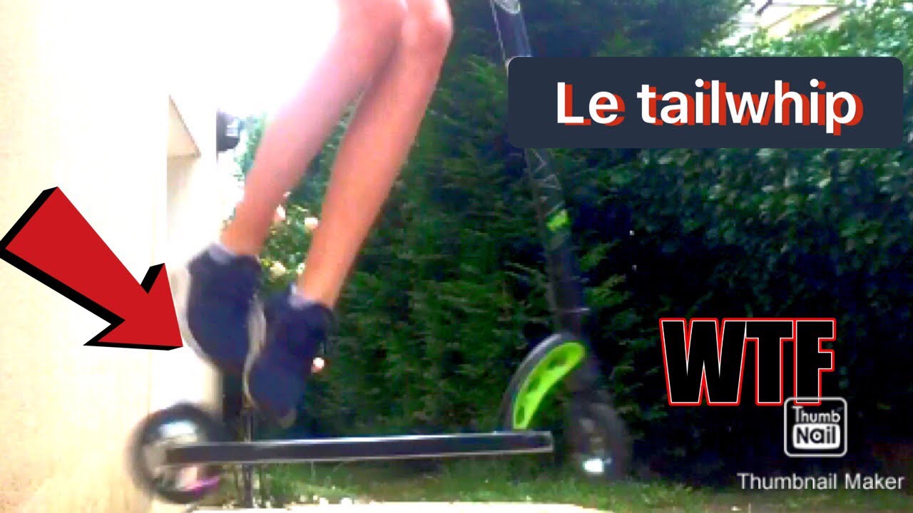 Tuto : comment faire un whip flat en trottinette freestyle - YouTube