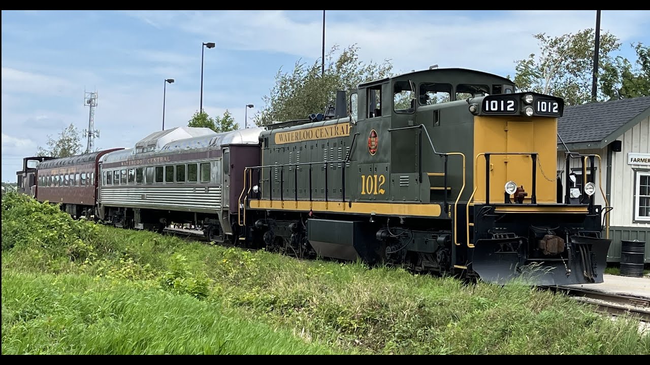 Waterloo Central Scenic Train at St. Jacobs, ON!