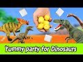 [EN] Yummy party for Dinosaurs! learn taste in english, kids education, collectaㅣCoCosToy