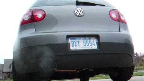 2009 Volkswagen GTI TSI MKV MK5 Exhaust With 3" ATP Downpipe & Muffler Delete -- 5 Feet Away
