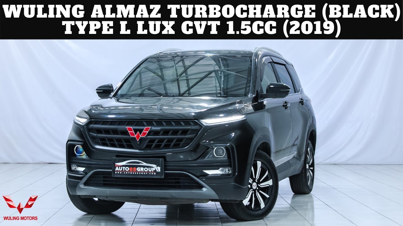 WULING ALMAZ TURBOCHARGE (BLACK) TYPE L LUX CVT 1.5CC (2019)