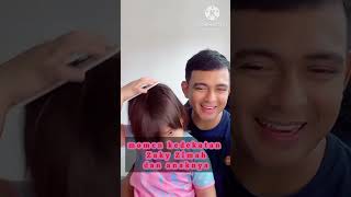 Keseruan Zaky Zimah Live Tiktok Sambil Ajak Main Anaknya