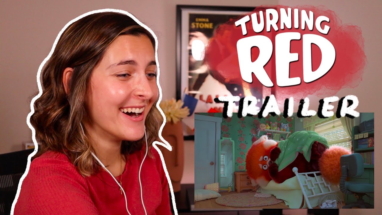 Turning Red Official Trailer Reaction Youtube