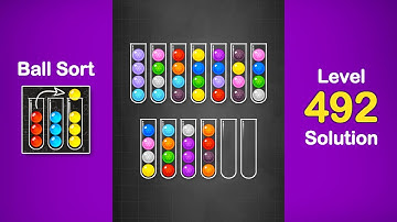 Ball Sort Puzzle Solution Level 492