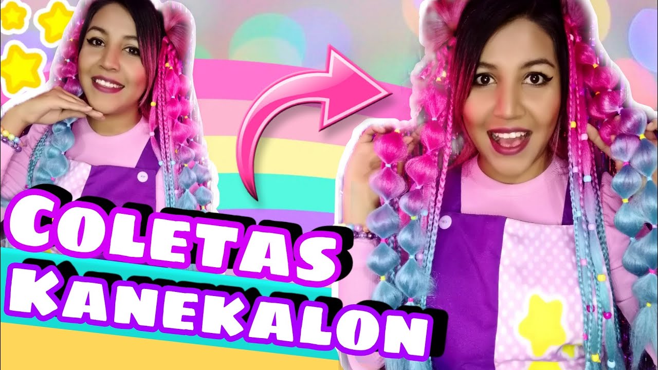 Coletas de KANEKALON / Trenzas de Colores