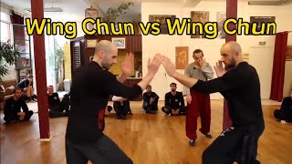 Wing Chun vs Wing Chun, sparring, part 1. Вин Чун против Вин Чун, спарринг, ч.1.