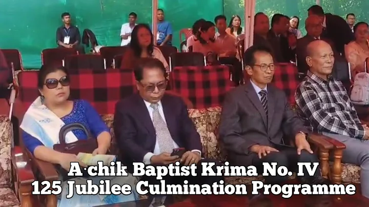 Dr. Mukul, A·chik Baptist Krima No. IV ||125 Jubilee Culmination Programme-o bako rae aganpraka.