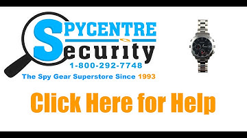 How To - Time & Date Stamp for 1080P Spy Watch Hidden Camera with IR
