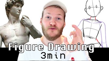 How to DRAW DYNAMIC POSES in 3 minutes