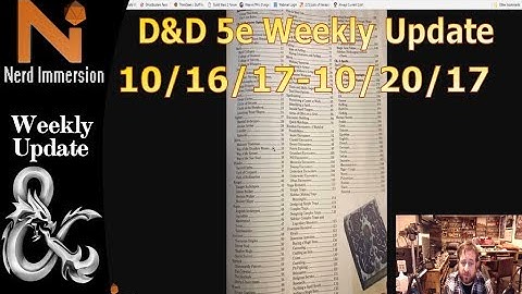 D&D Weekly Update-Xanathar