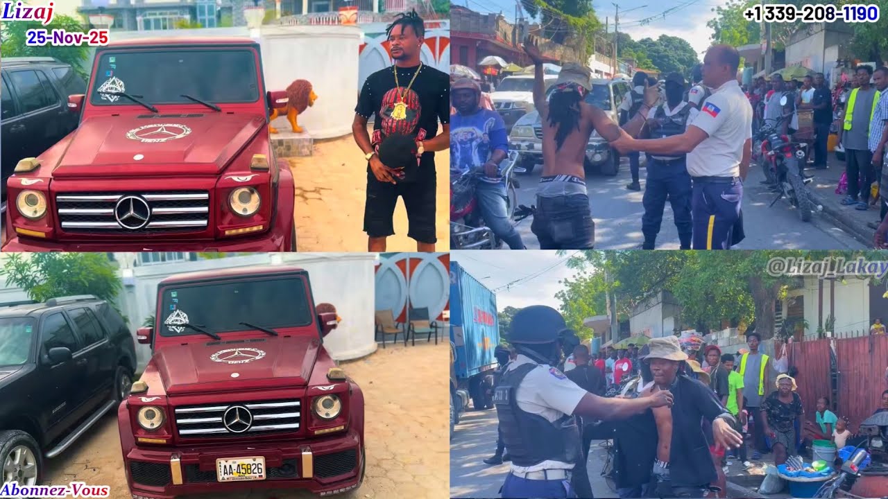 Lanmò sanjou Montre bwat Mercedes la. Lapolis Arete Rasta Kanapevè zòne Bois verna