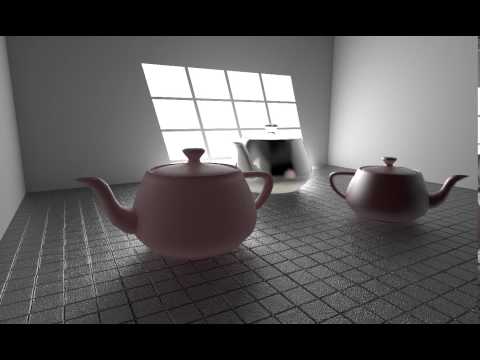[Progressive Photon Mapping] 10K photons/frame, 5FPS, with final gathering