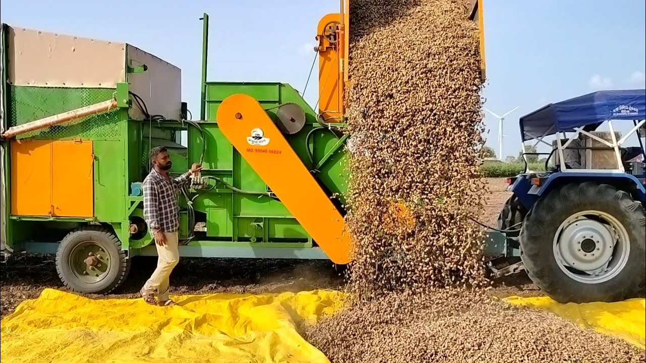 મગફળી ઓટોમેટિક થ્રેસર | Magfali otometic thresar | farmer life