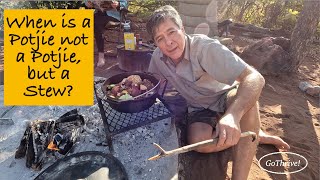 A Potjie is not a Stew !! How to cook a South African speciality - lamb knuckle "Potjiekos"