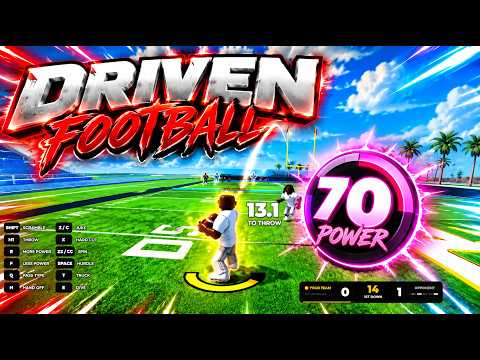 I Played *NEW* Roblox Game FOOTBALL DRIVEN...