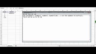 Excel PRODUCT Function - How to use PRODUCT Function