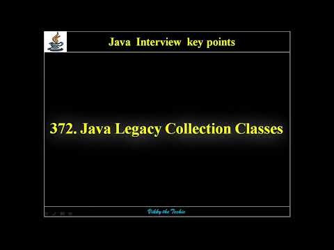 372. Java Collections - Legacy Classes