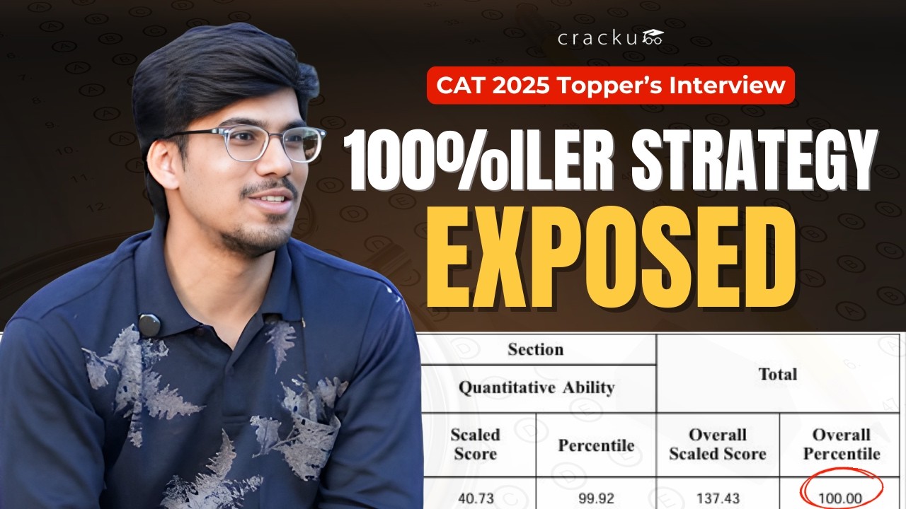 CAT 2025 Topper Bhaskar Hurkat Journey To 100%ile | Sayali Ma'am Interview With CAT 100%iler