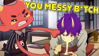Onibro Forced Me To Eat on the Floor