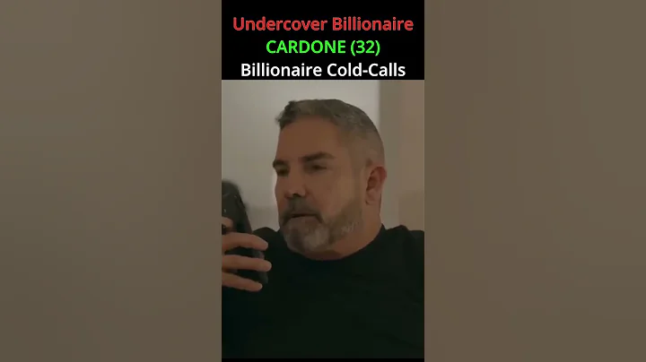 Billionaire cold Calls -  #grantcardone shows how to get business