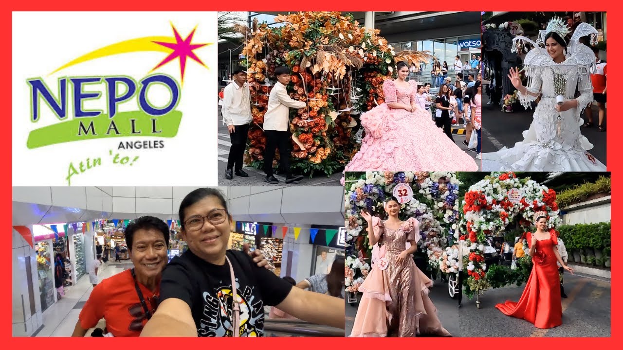 FIRST TIME SA NEPO MALL, ANGELES, PAMPANGA. FLORES DE MAYO SAGALA, SANTACRUZAN