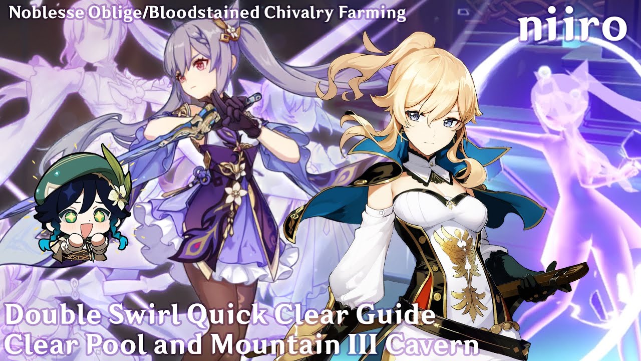 Genshin Impact Noblesse Oblige Bloodstained Chivalry Quick Clear Farming Guide Youtube
