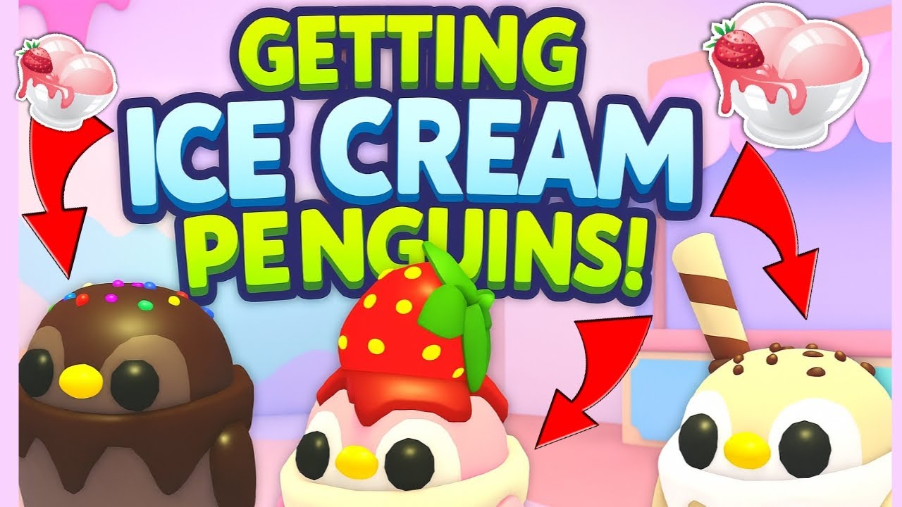 ЛОВЛЮ МОРОЖЕНЫХ ПИНГВИНОВ В ADOPT ME!