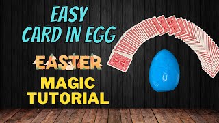 Easy Card In Egg - Easter Magic Card Trick Tutorial