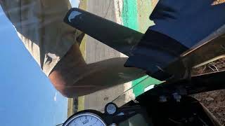 Crash at Shenandoah circuit, summit point. Bmw s1000rr