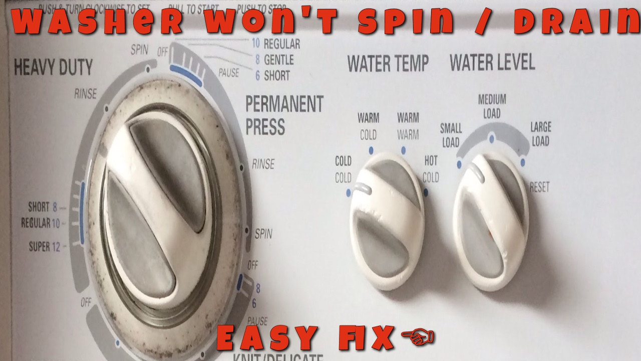 Whirlpool Washer Won’t Spin or Drain Easy Lid Switch Fix YouTube