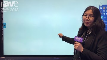 ISE 2018: Donview Demos Its 85" IR-based Interactive Touch Flat Panel