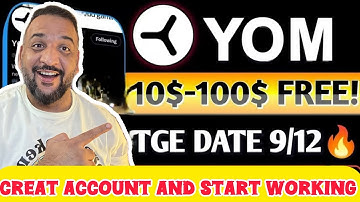 YOM Airdrop Project | Free Crypto Earning | Instant Claim & Withdrawal Proof | New Airdrop 2025