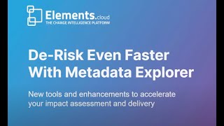 Metadata Explorer webinar