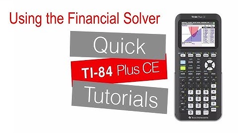 Using the Finance Solver APP | TI-84 Plus CE | Getting Started Series - Calculator Home Screen