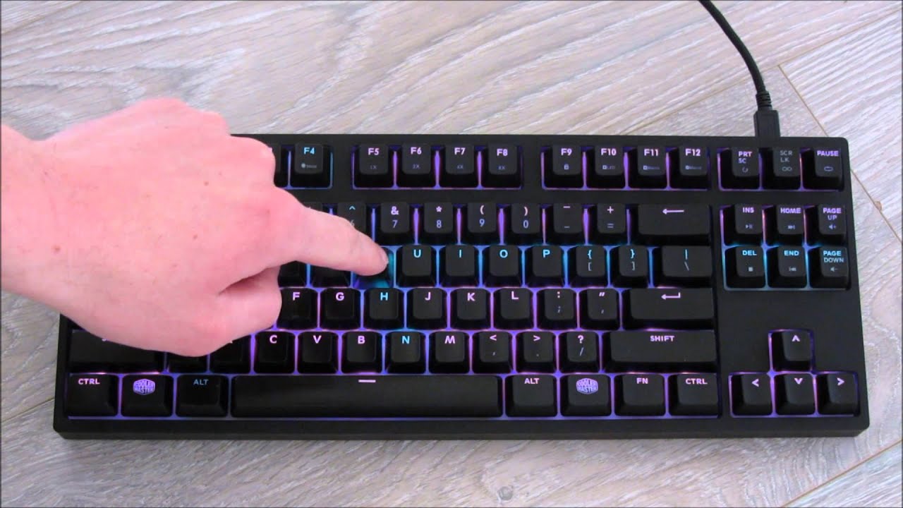 Cooler Master MasterKeys Pro S - LED modes