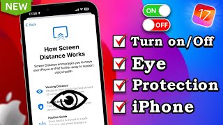 How To Turn on/Off Eye Protection in iPhone iOS 17 | Reduce Eye Strain From iPhone screenshot 1