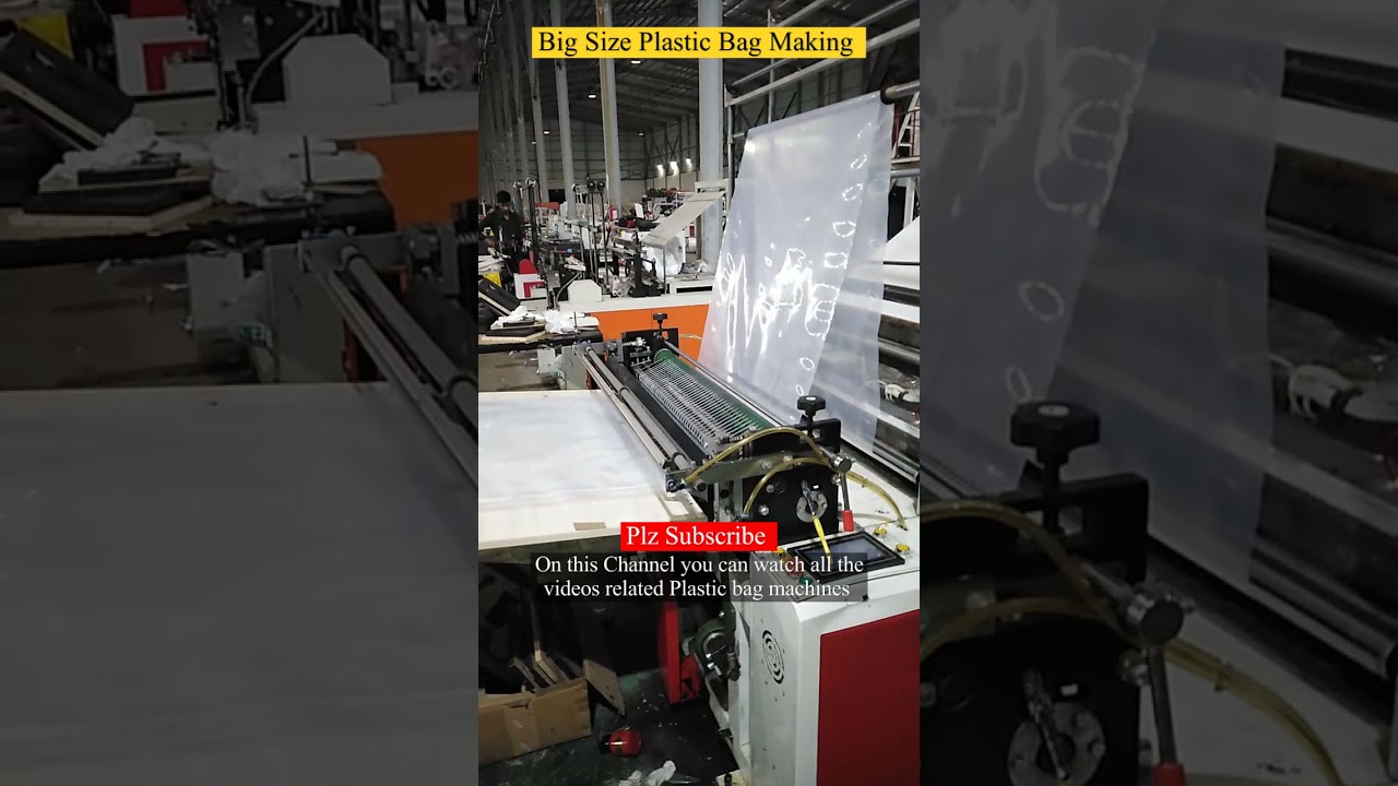 Big Size Plastic Bag Making Process 