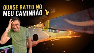 It almost hit my truck!