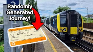 A Randomly Generated Train Trip of London REDUX