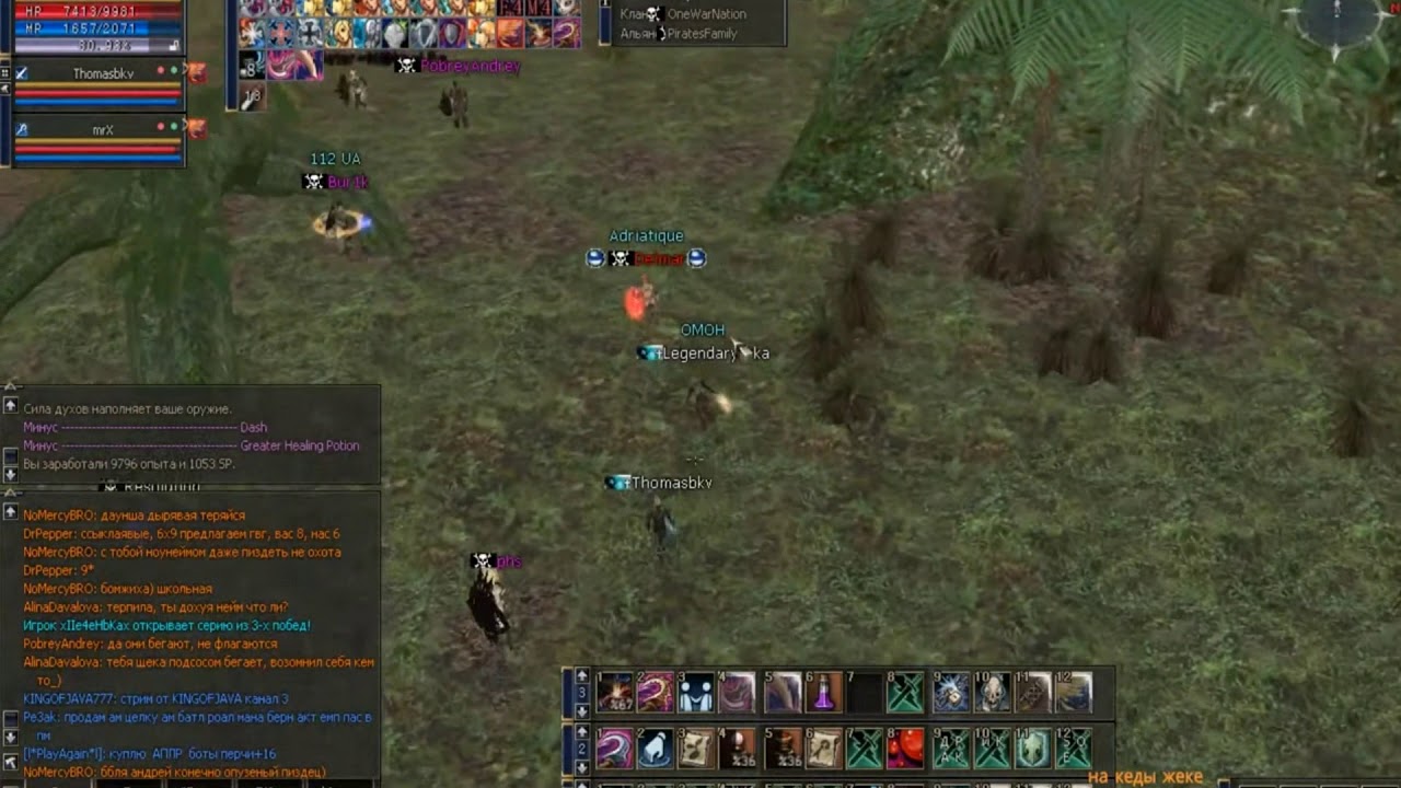 Lineage 2 выбил дб 18 за 2к рублей ( потерял ак выбил дб )