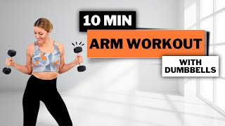 Download Lagu 🔥10 min STANDING ARM WORKOUT - with Dumbbells🔥Biceps | Triceps | Shoulders🔥No Pushups🔥 MP3