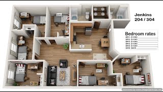 8 Jenkins Court 204 & 304 (6BR)