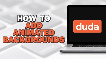 How To Add Animated Backgrounds to Duda website (Easiest Way)